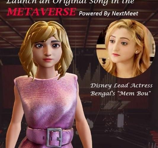 Vinita Chatterjee creates history, becomes the First Female Indian Artist to launch an Original Music Video in the Metaverse