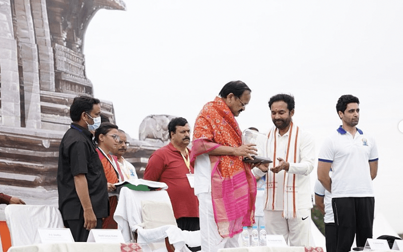 Celebration of 8th International Day of Yoga on 21st June, 2022