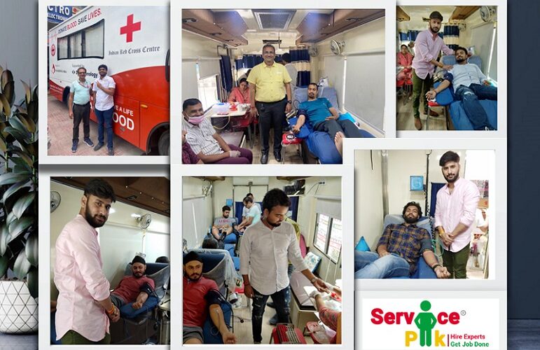ServicePik announced free complimentary services of B2B segment at its blood donation camp