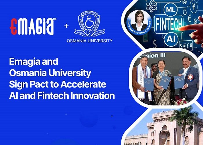 Emagia and Osmania University Sign Pact to Accelerate AI and Fintech Innovation