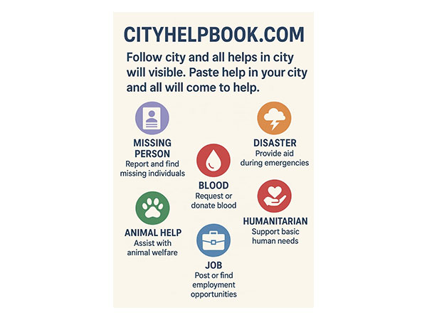 CityHelpBook.com: The Social Network That built to help Humanity